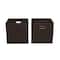 2 Pack Household Essentials 13" Fabric Storage Bins